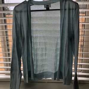 Old Navy lightweight open front sweater in aqua